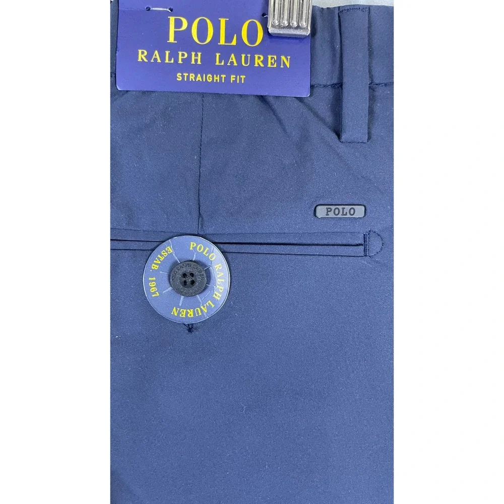 Polo Ralph Lauren Shorts Mens 30 Navy New Straight Fit Performance Golf